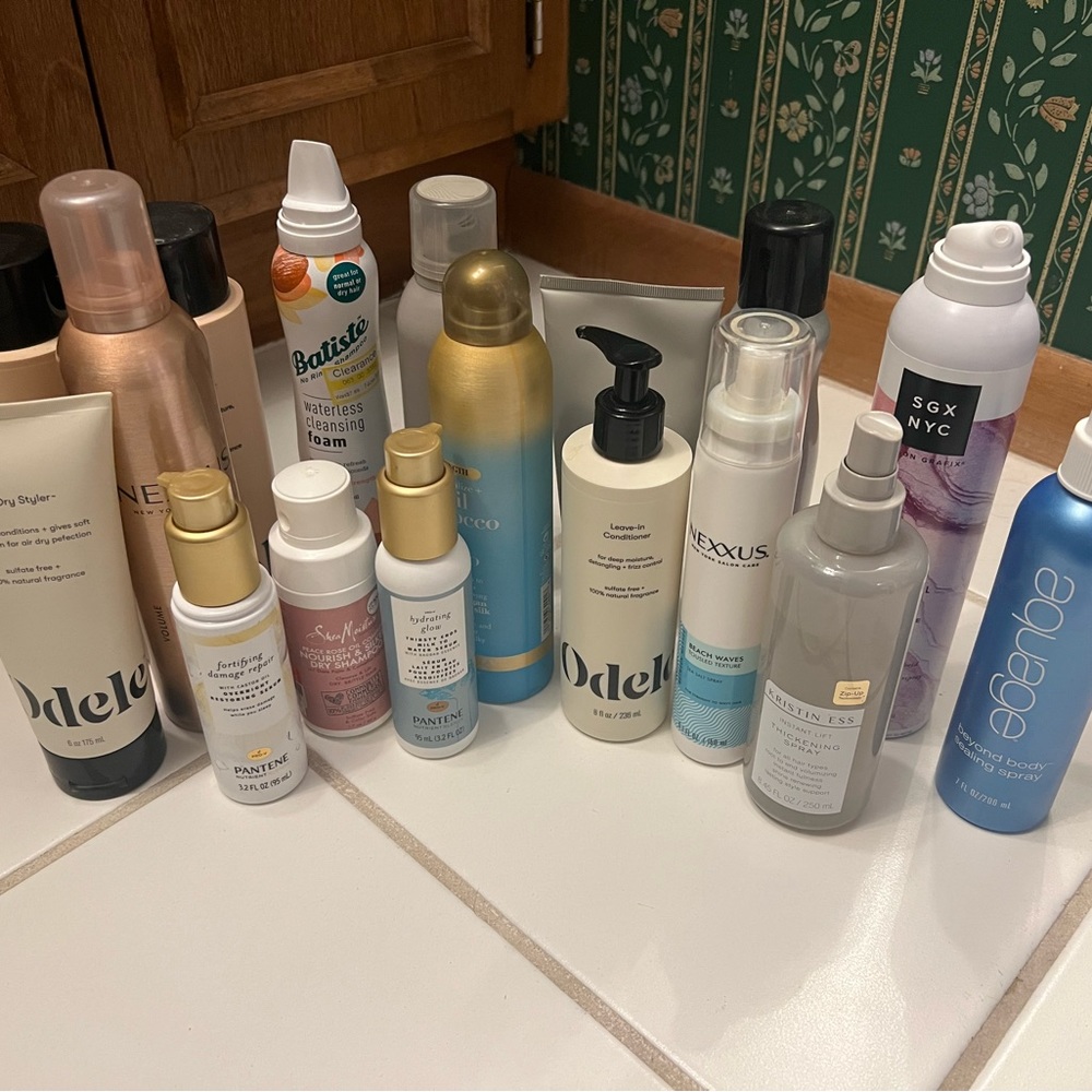 Lot of hair products